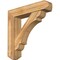 Ekena Millwork Olympic Craftsman Rough Sawn Bracket w/ Offset Brace, Western Red Cedar, 8"W x 36"D x 36"H BKT0806X36X36OLY04RWR - alternate 1